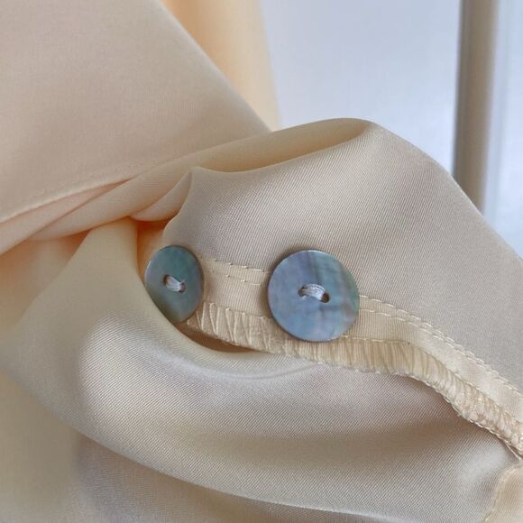 Susan Graver Womens Pullover Tunic Long Sleeve Shirt Size L Yellow Career - Picture 9 of 12